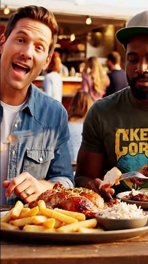 Food Truck Patio BBQ Roast Chicken with Fries & Corn | Street Feast | Smart Kitchen