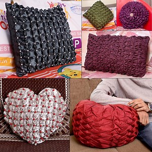 Old Clothes - Room Setup | Cushion Cover | Latest Design Heart, Round & Square | Hetal's Art