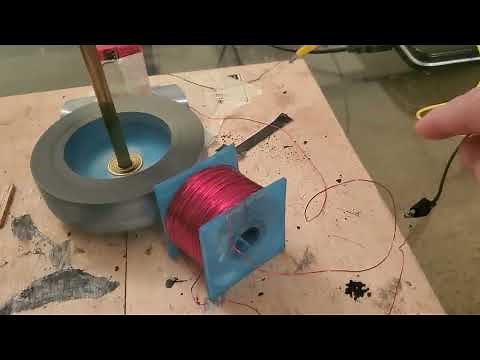 Spinning a Simple Reed Switch Robert Adams type Pulse Motor