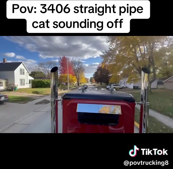 Experience the Powerful Sounds of a 3406 Cat Engine