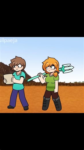 Steve and Alex troll camel #minecraft #shorts #steve
