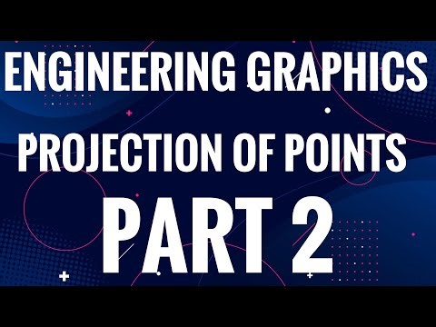 KTU-ENGG GRAPHICS -PROJECTION OF POINTS - PART 2- INTRODUCTION