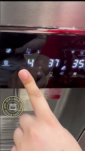 How to change temperature Celsius to Fahrenheit on a Whirlpool 4 door converts freezer to fridge