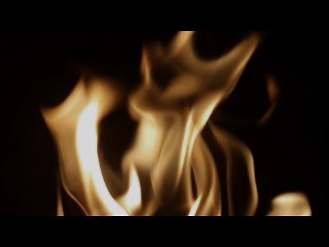 Fast Burning Fire Background Video 4k
