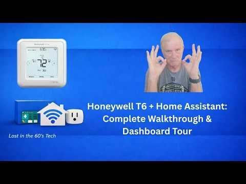 Honeywell T6 + Home Assistant Complete Walkthrough & Dashboard Tour