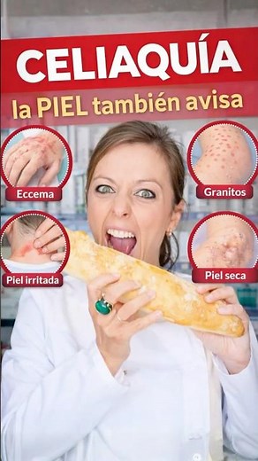 CELIAQUÍA: La PIEL también avisa ⚠️ #celiaquia #cuidadodelapiel