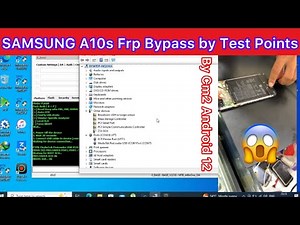 SAMSUNG A10s Frp Bypass with Test Points by Cm2 2024✅ Android 12| New Latest Security #subscribe #