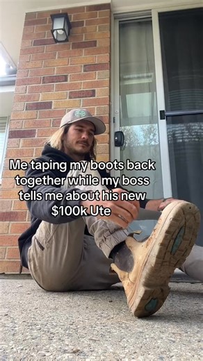 2.2M views · 49K reactions | I need new boots. #aussiehumor #aussiemanhands #electricianapprentice #electriciansofinstagram #tradielife | Aussie Man Hands | Facebook