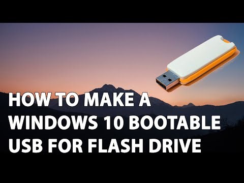 How To Make A Windows 10 Bootable USB For FREE