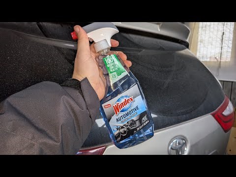 Does this automotive Windex work?
