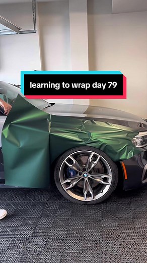 Stealth Chrome Green BMW Wrap | Day 79