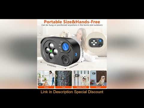 Ultrasonic Anti Barking Device for Dog 3Modes Bark Control Variable Ultrasound Frequencies Automatic