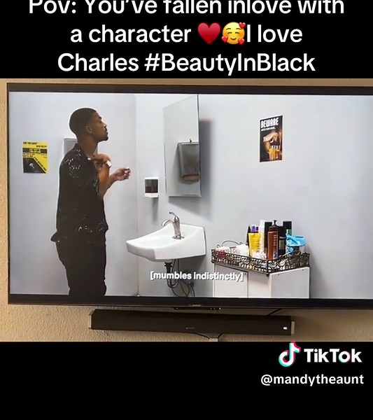Falling in Love with a Character | Charles #BeautyInBlack on Netflix