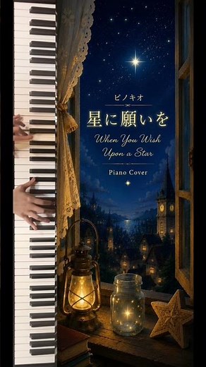 星に願いを When You Wish Upon a Star Piano Cover