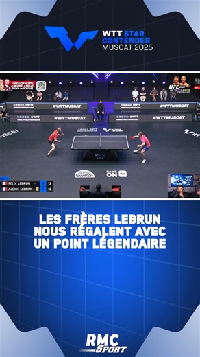 🏓 LES FRERES LEBRUN DANS TOUTE LEUR SPLENDEUR !!! | RMC Sport