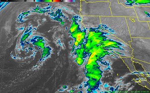1K views · 54 reactions | The Infrared Satellite loop from 3:20 AM to 5:10 AM Sunday morning showed clouds and moisture streaming into northern and central California, and the circulation of the deep closed low over the Pacific. | US National Weather Service San Diego California | Facebook