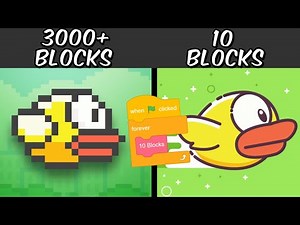 Flappy Bird In Scratch, But Only 10 BLOCKS Are Used!