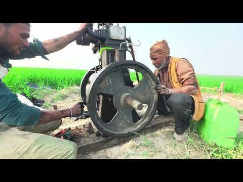 12 HP diesel engine timing chain setting