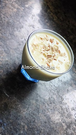 Home Made Easy Almond Shake | Almond Shake | #viral #ytshorts #asmr #youtube #almond #youtubeshorts