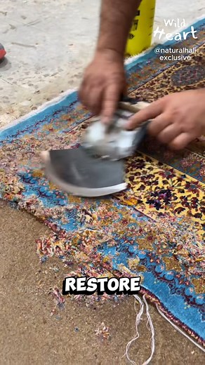 18M views · 201K reactions | Rug Shaving Technique #rugshaving #carpetcleaning #persianrugs | Wild Heart | Facebook