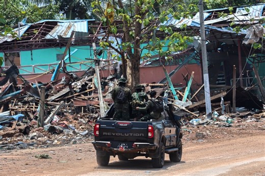 Thousands flee Myanmar for Thailand amid flare up in civil war fighting