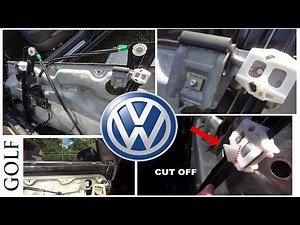 Volkswagen GOLF Mk4 Bora Jetta Window Mechanism Regulator Replacement