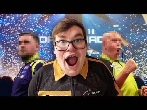 My FIRST TIME playing DARTS on stage (RAGE)