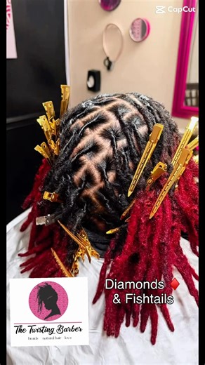 Instant Loc update! Watch how these parts enhance her style! #locs #instantlocs#fyp#locjourney#dread