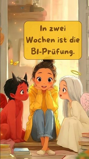 Understand German A1–A2 | Funny German Dialogue “Study or Sleep?” | Speaking & Listening