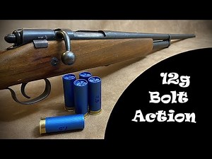J. C. Higgins 12g Bolt Action Shotgun