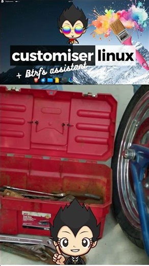📺 Tuto: 🎨 CUSTOMISER LINUX + BTRFS ASSISTANT, création de snapshots sous #Linux #shorts