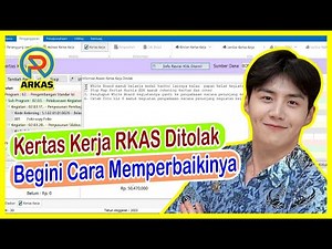 Cara Revisi RKAS Yang Ditolak