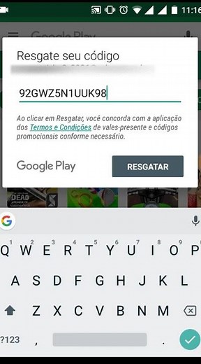 Tutorial Google Play: Como resgatar um código pré-pago