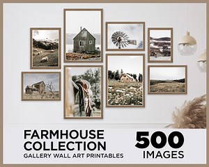 Farmhouse Wall Art Set – Rustic Prints, Country Decor (digital Download) - Etsy