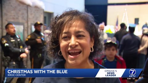 Omaha police and the community come together in annual Christmas celebration