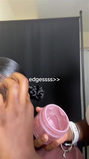 How to Lay Edges with an Edge Brush: Mini Bun Edges Tutorial