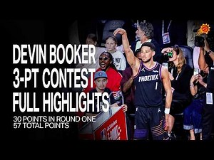 30 IN THE FIRST ROUND! | Devin Booker Full 3-Point Contest Highlights | Phoenix Suns