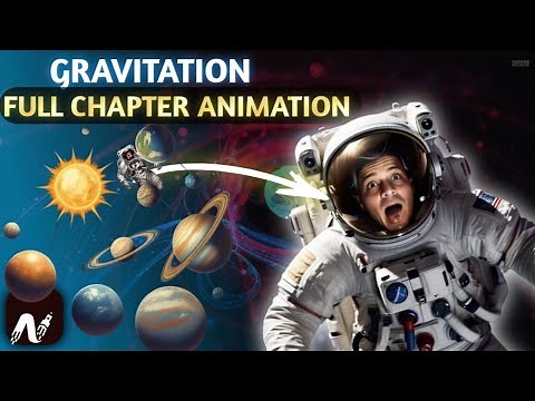 Gravitation (ANIMATION) CLASS 9 ONE SHOT | class 9 science gravitation| gravitation class 9 one shot