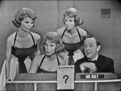 What's My Line? - The McGuire Sisters; Merv Griffin [panel] (Apr 8, 1962)