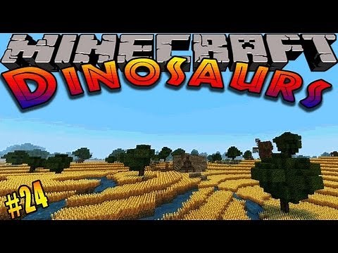 Minecraft Dinosaurs - ( Dinosaur mod ) - Episode 24 - FARM FOR THE DINOSAURS!!
