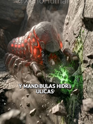 Así es el espécimen en el que tendrías que transformarte para sobrevivir bajo tierra. #xenohumano #quepasariasi #evolucion #whatif #evolution