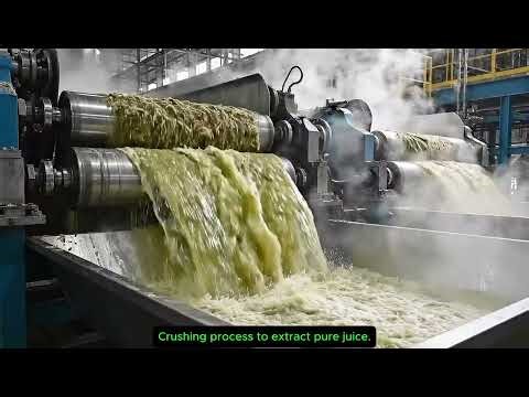 Inside the Mega Factory: Pure White Sugar Production Line (Industrial Process)
