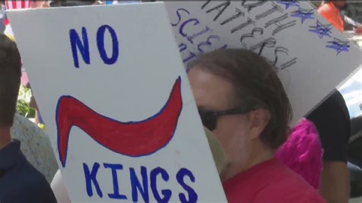 Thousands rally in downtown Houston for “No Kings” protest