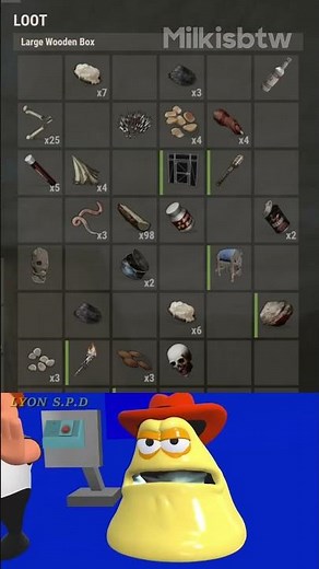 Pizza screaming meme в РАСТ/RUST #rust #rustgame #раст #rustraid #milkisbtw #rustmeme #mem