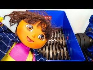 DORA THE EXPLORER DOLL VS SHREDDER!