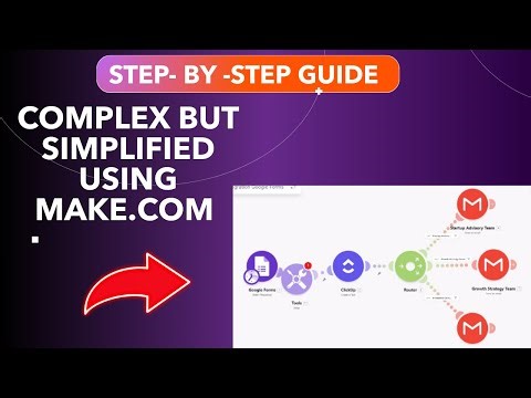 Simplify Complex Workflow With Make.Com Automation
