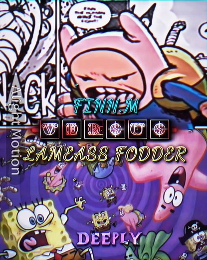 SpongeBob vs Finn Showdown in Animation