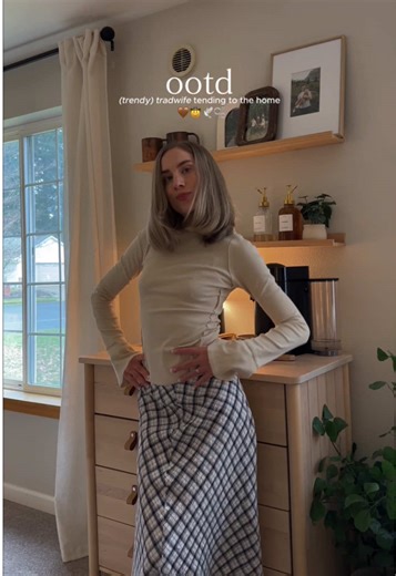 to me this is a throw on with boots and run errands lol Top is @böhme Skirt is @target #momsoftiktok #cozyathome #ootdinspo #outfitoftheday #momootd Mom outfit of the day, easy outfits for moms, stay at home ootd, cute easy outfits for moms, slow living aesthetic