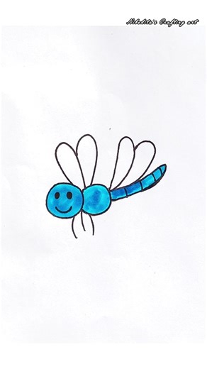 Nibedita's crafting art ❤️🌼 on Instagram: "Easy Insect drawing tutorial for beginners / Beautiful Easy Insects drawing tutorial for beginners . . Follow me for more tutorials and comment me which you want to see . . #viral #viral #instadrawing #followers #reels #instagram #shortsfeeds #drawing #instagood #follow"
