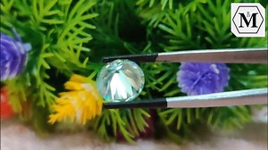 Watch Loose Moissanite, Green Diamond, VVS1 Clarity, Round on Amazon Live